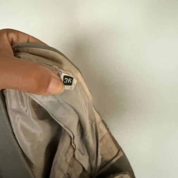 Vtg 90s SERGIO PIUMATTI ITALY Trouser Pants 36 Pure Wool Luxury Slack Workwear - Picture 7 of 12